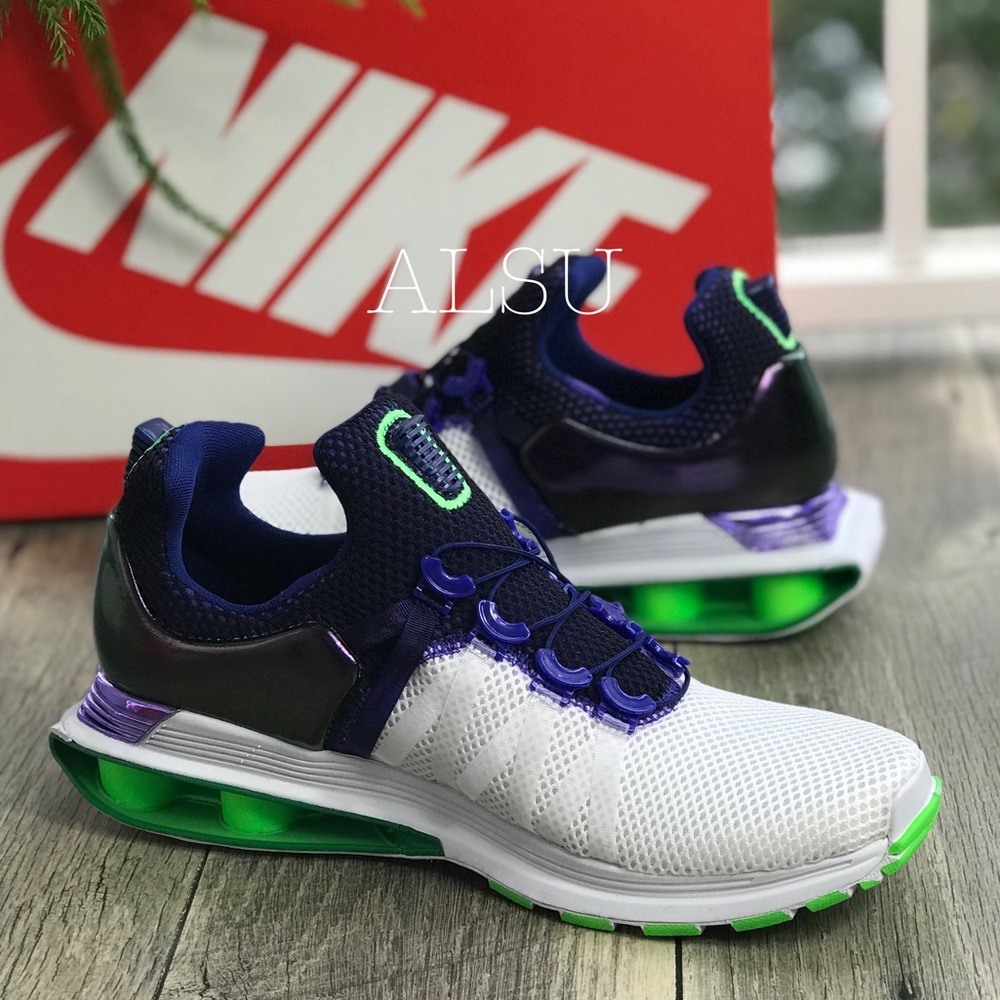 NWT Nike Shox Gravity White/Fusion Violet WMNS - Picture 3 of 8